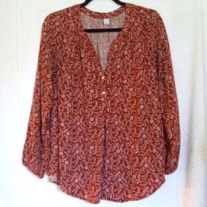 OLD NAVY WOMEN'S PEASANT TOP